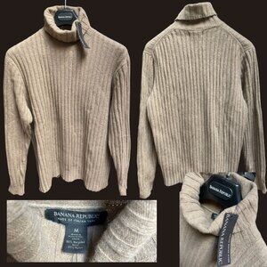 NEW - Men's Banana Republic Cashmere Turtleneck